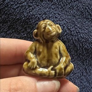 Wade Whimsies Vintage Collectable Monkey Figurine - Chimpanzee